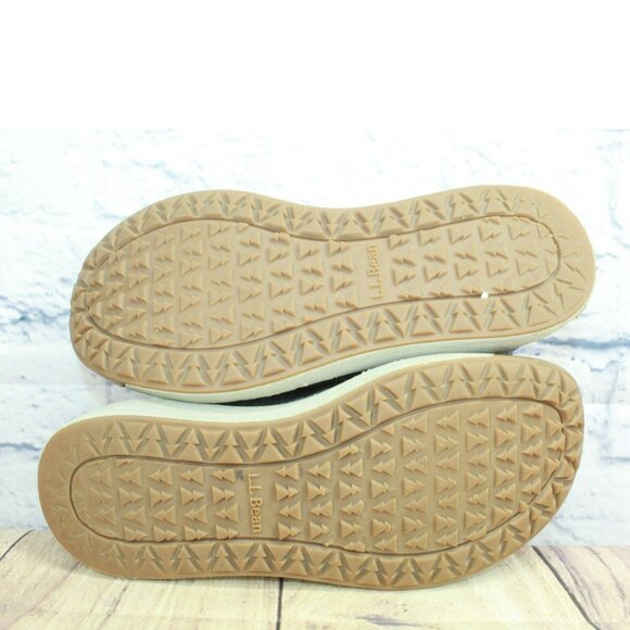 LL Bean Vista Dark Gray Suede Slip On Comfort Hiking Sneaker Shoes Size 6 M - Picture 9 of 9